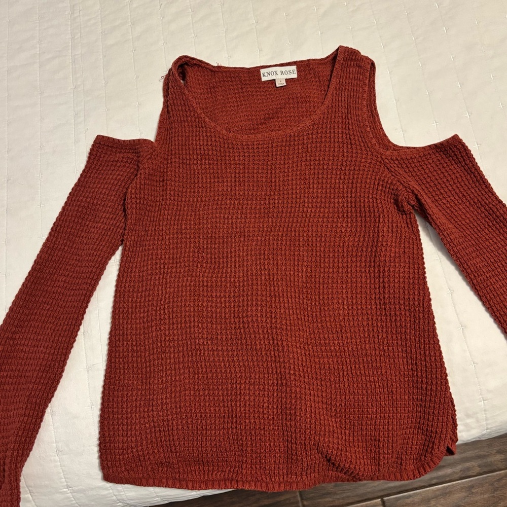 Comfy burnt orange sweater